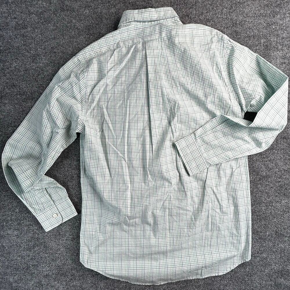 Vineyard Vines Slim Fit Murray Shirt Men's M Green Blue Plaid Cotton Button Down - Picture 2 of 8